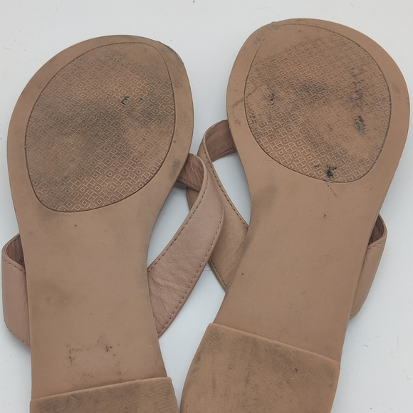 SALE - Tory Burch Marianne Makeup Leather thongs sz 8 - Picture 4 of 8